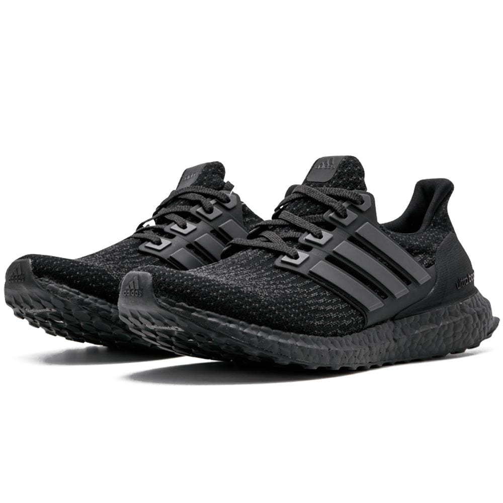 Adidas UltraBoost 3.0 "Matte Black" — UK 3.5 | EU 36 | US 4 — Side View