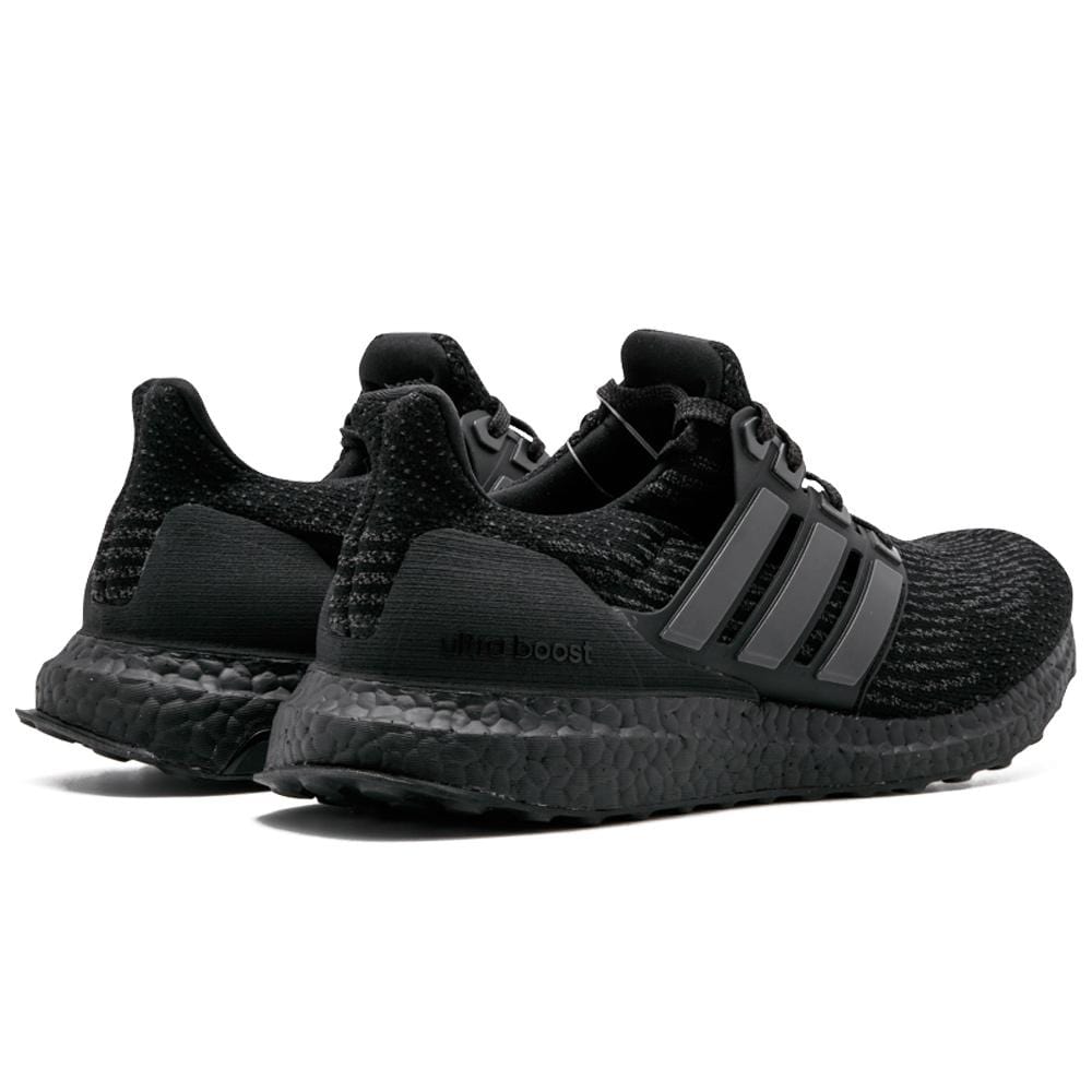 Adidas UltraBoost 3.0 "Matte Black" — UK 3.5 | EU 36 | US 4 — Back View
