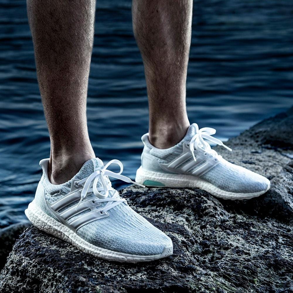 Parley x adidas Ultra Boost 3.0 Icey Blue — UK 3.5 | EU 36 | US 4 — Back View