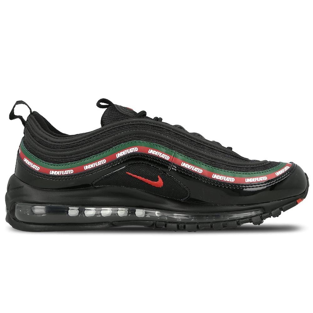 Undefeated x Nike Air Max 97 OG Black — UK 3 | EU 35.5 | US 3.5 — Top View
