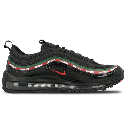 Undefeated x Nike Air Max 97 OG Black — UK 3 | EU 35.5 | US 3.5 — Top View