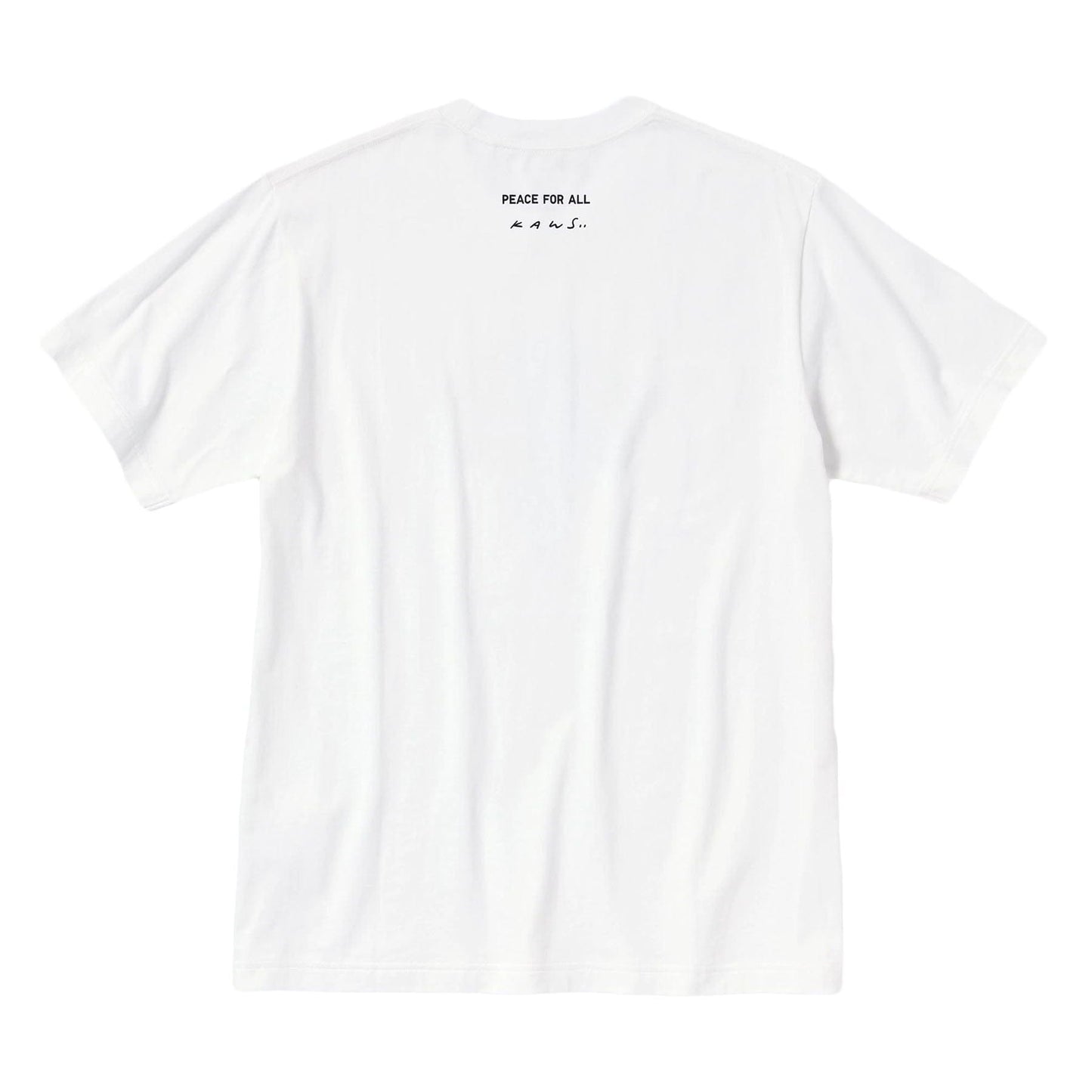KAWS x UNIQLO Peace For All Tee White — XXS — Side View