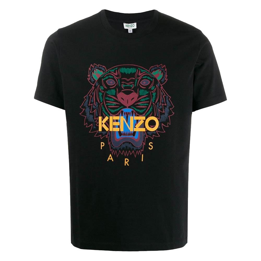 Kenzo Tiger T-Shirt "Black" — XXS — Front View