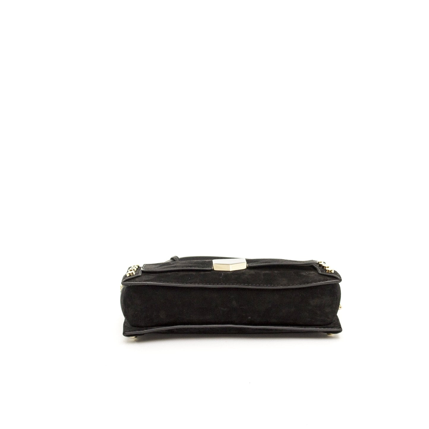 Jimmy Choo Cross Body Lockett  in Black, Suede — Alternate View 12