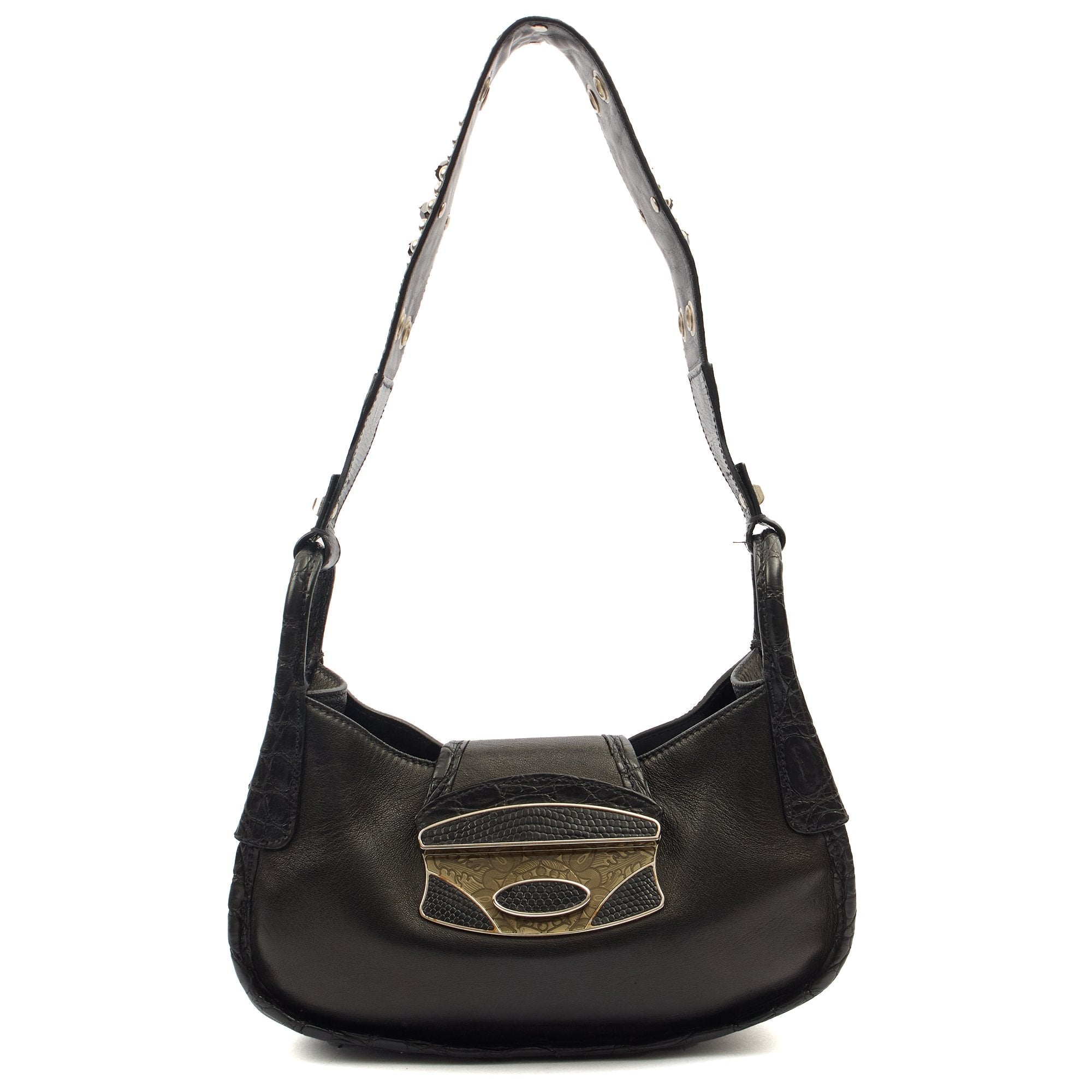 Prada Shoulder Bag Shoulder Bag in Black, Leather — Alternate View 13
