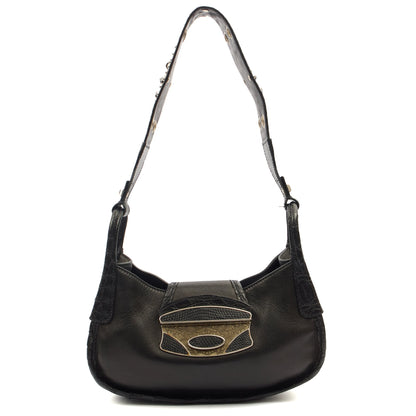 Prada Shoulder Bag Shoulder Bag in Black, Leather — Alternate View 7