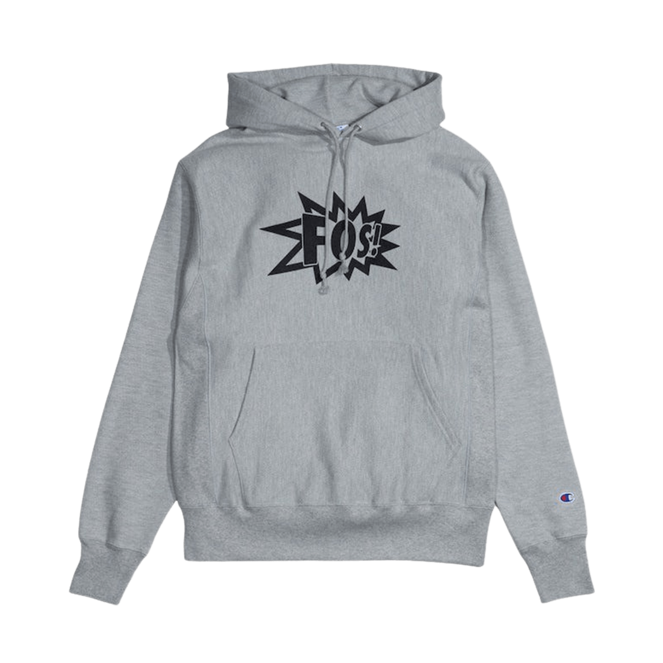 Virgil Abloh FOS CAT Hoodie 'Grey' — XXS — Front View