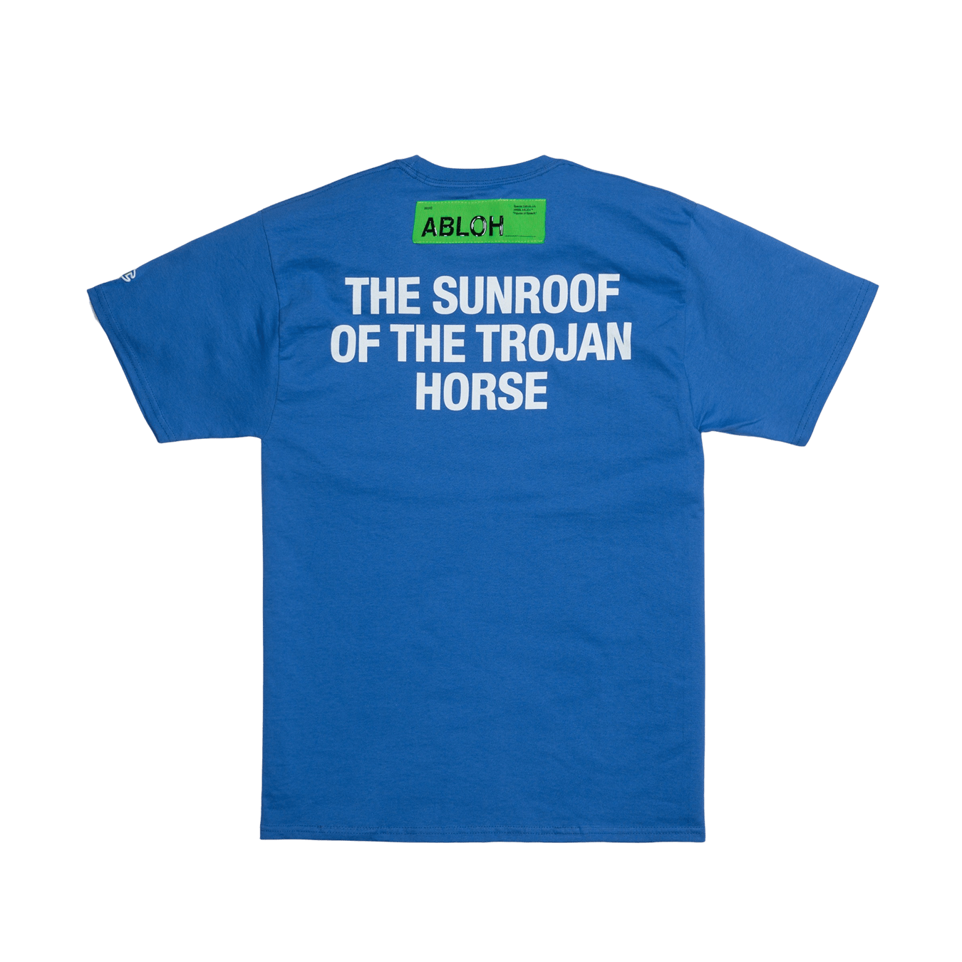Virgil Abloh FOS Sunroof Tee 'Blue' — XXS — Front View