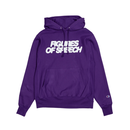 Virgil Abloh FOS Trojan Horse Hoodie 'Purple' — XXS — Side View