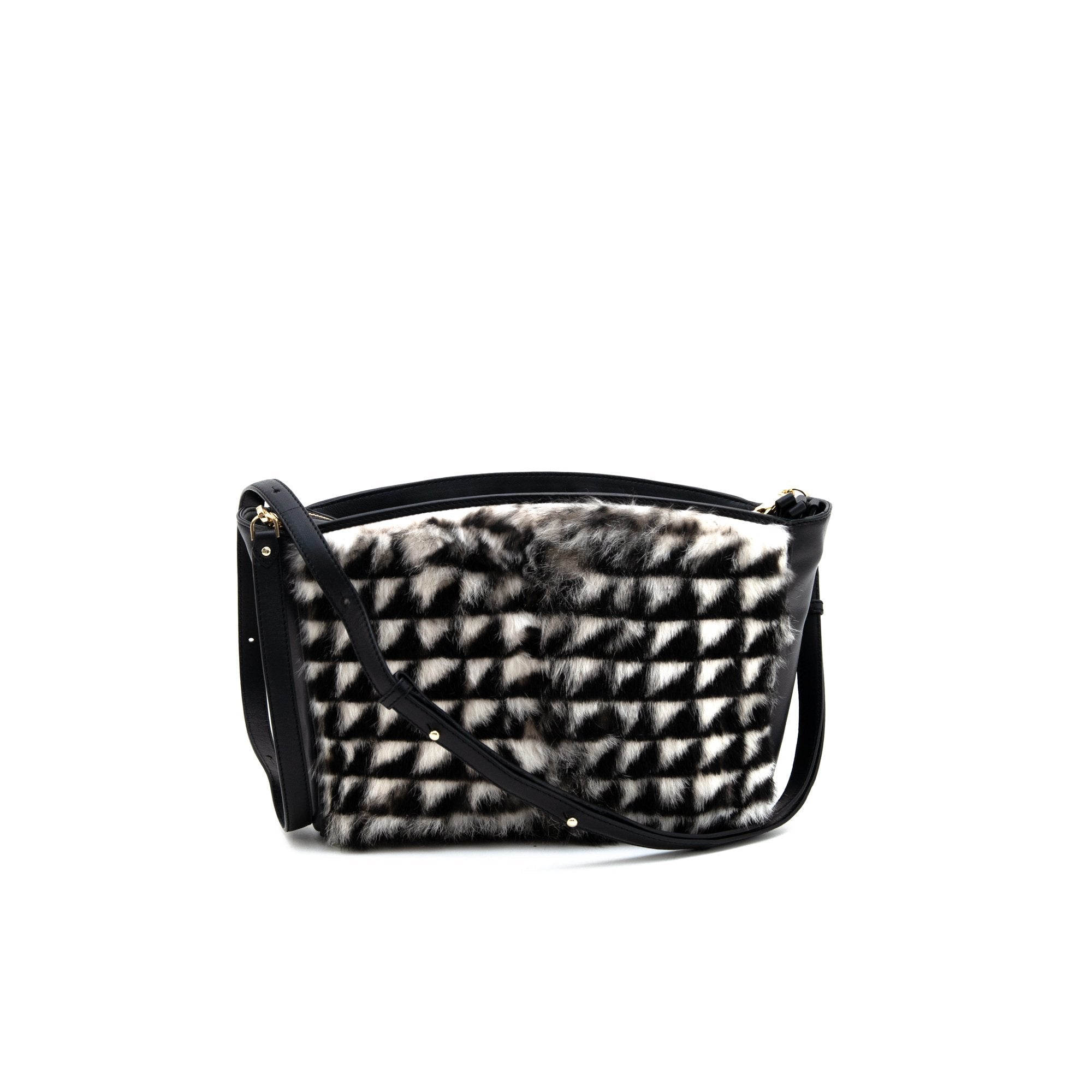 Aspinal of London Tote Marylebone Shoulder Bag - Small in Black, Leather — Top View