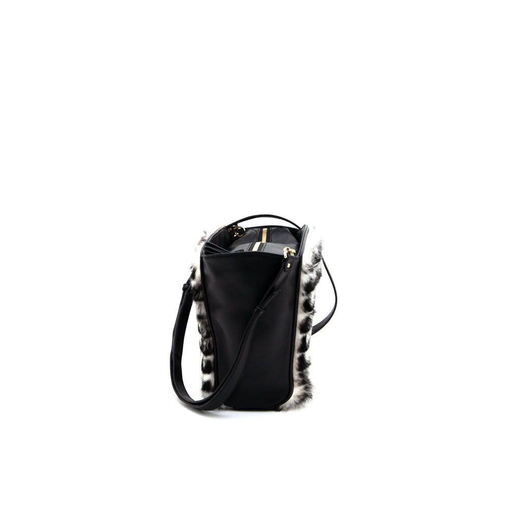 Aspinal of London Tote Marylebone Shoulder Bag - Small in Black, Leather — Back View