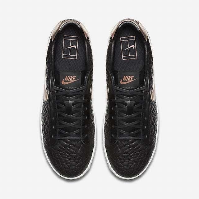 Nike Wmns Tennis Classic Ultra 'Black Metallic Rose Gold' — UK 2.5 | EU 35.5 | US 5 — Back View