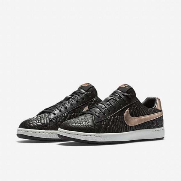 Nike Wmns Tennis Classic Ultra 'Black Metallic Rose Gold' — UK 2.5 | EU 35.5 | US 5 — Detail View