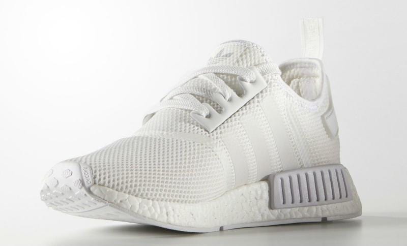 adidas NMD Runner - Triple White — UK 3.5 | EU 36 | US 4 — Side View