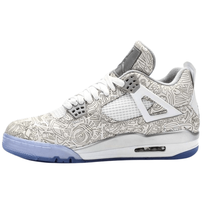 Air Jordan 4 Retro Laser — UK 3 | EU 35.5 | US 3.5 — Front View