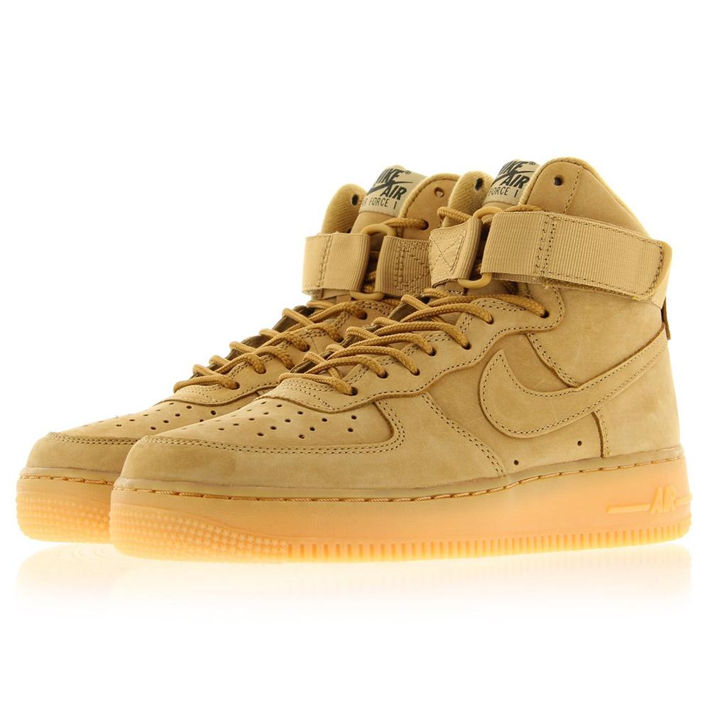 NIKE WMNS AIR FORCE 1 HIGH FLAX — UK 2.5 | EU 35.5 | US 5 — Side View