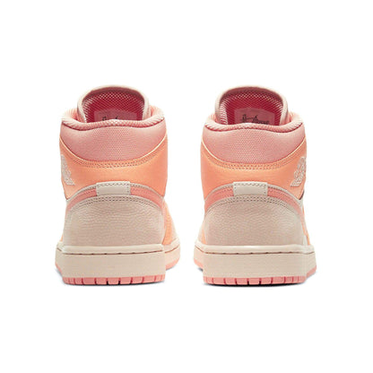 Air Jordan 1 Wmns Mid 'Apricot' — UK 2.5 | EU 35.5 | US 5 — Top View