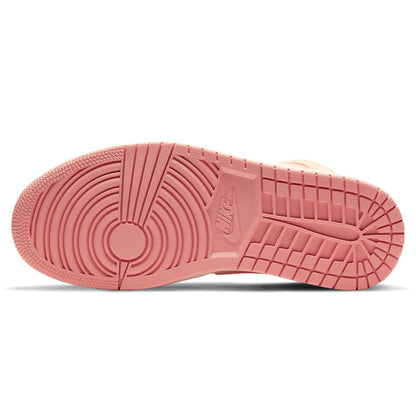 Air Jordan 1 Wmns Mid 'Apricot' — UK 2.5 | EU 35.5 | US 5 — Detail View