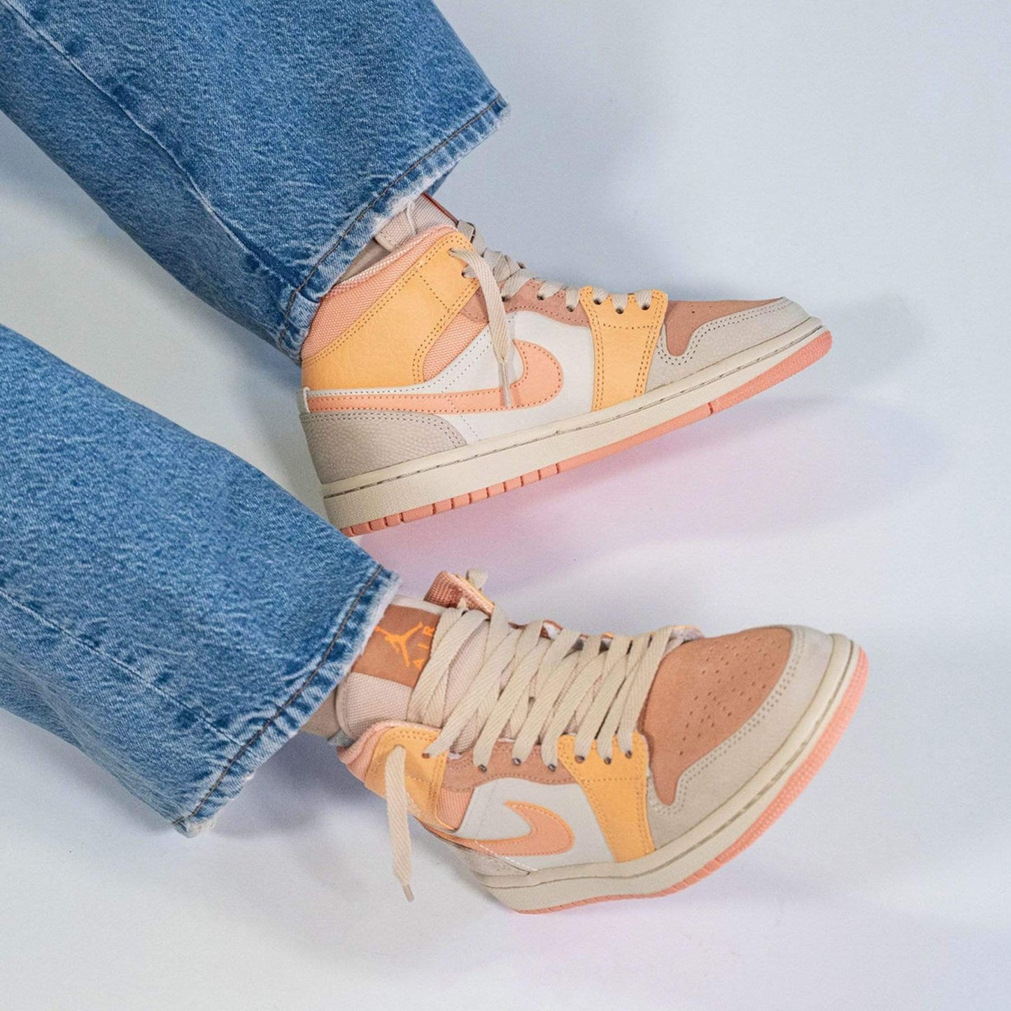 Air Jordan 1 Wmns Mid 'Apricot' — UK 2.5 | EU 35.5 | US 5 — Alternate View 7