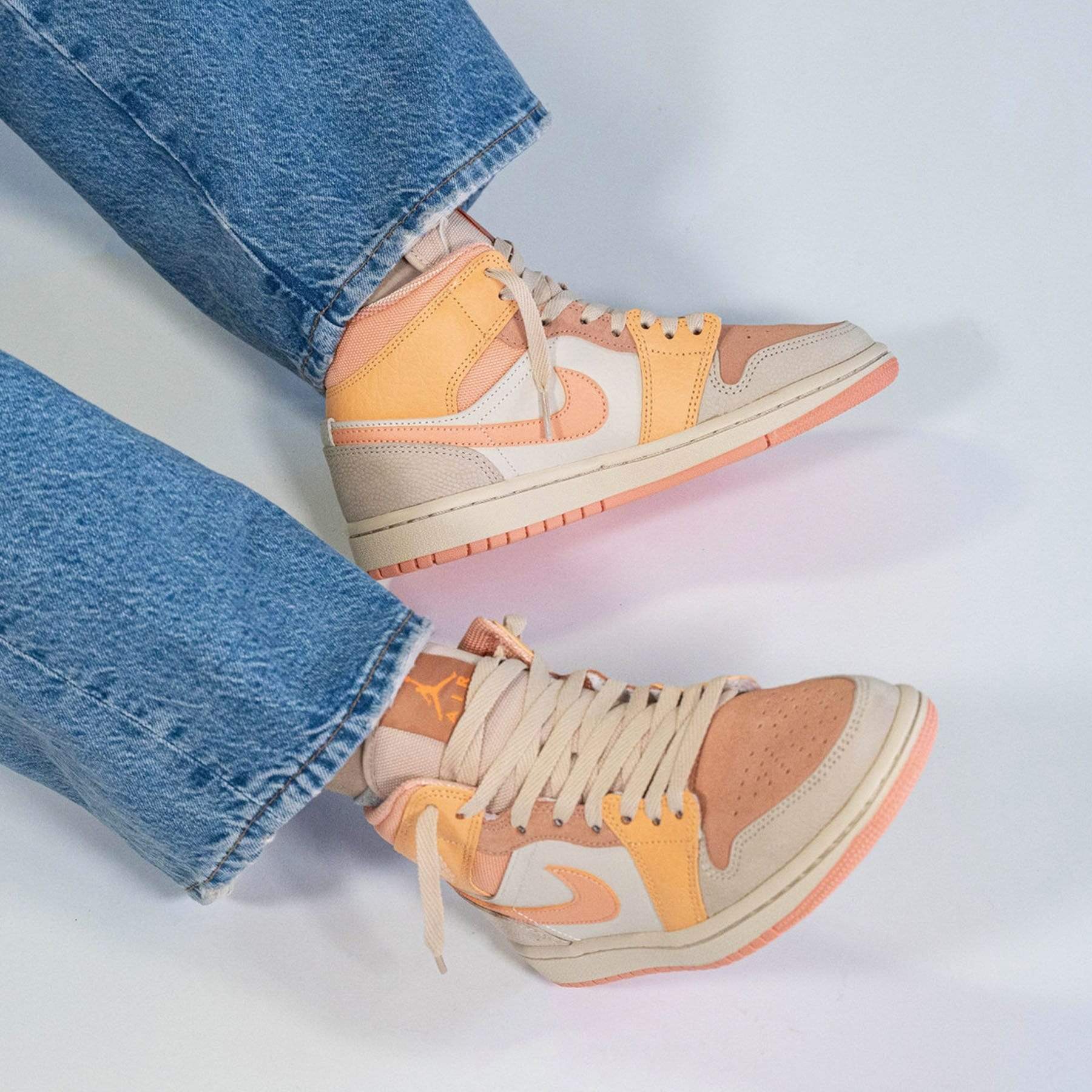 Air Jordan 1 Wmns Mid 'Apricot' — UK 2.5 | EU 35.5 | US 5 — Alternate View 7