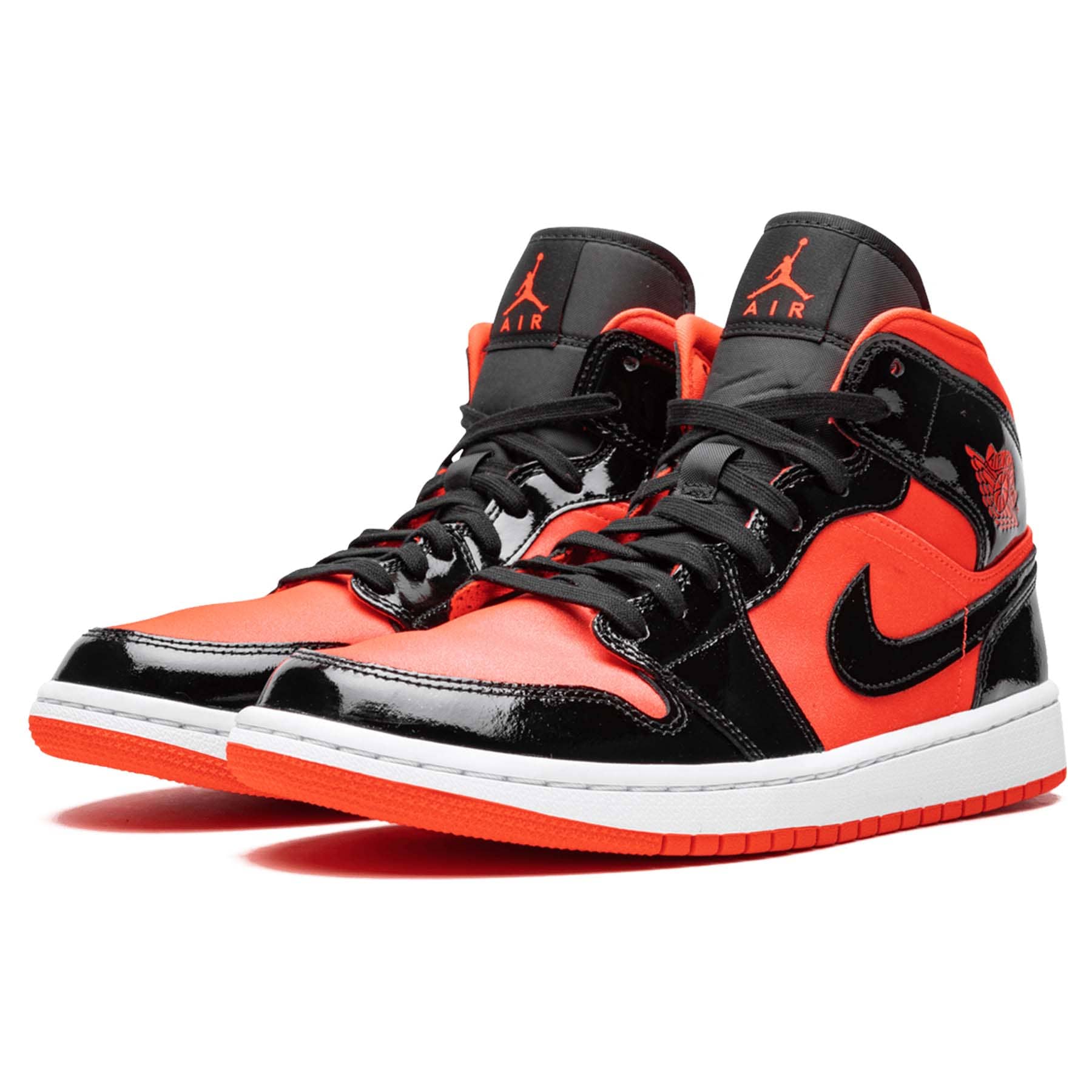 Air Jordan 1 Wmns Mid 'Hot Punch' — UK 2.5 | EU 35.5 | US 5 — Side View