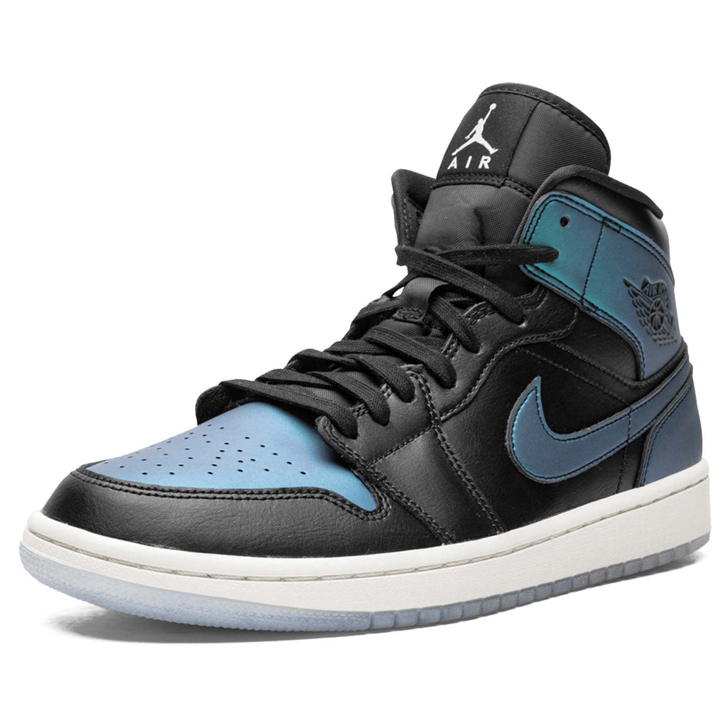 Air Jordan 1 Mid Wmns 'Metallic Turquoise' — UK 2.5 | EU 35.5 | US 5 — Top View