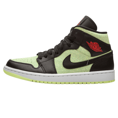 Air Jordan 1 Wmns Mid SE 'Black Barely Volt' — UK 2.5 | EU 35.5 | US 5 — Front View