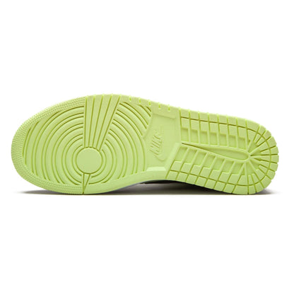 Air Jordan 1 Wmns Mid SE 'Black Barely Volt' — UK 2.5 | EU 35.5 | US 5 — Detail View