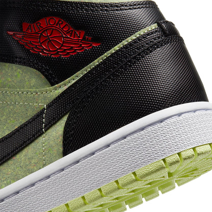 Air Jordan 1 Wmns Mid SE 'Black Barely Volt' — UK 2.5 | EU 35.5 | US 5 — Alternate View 7