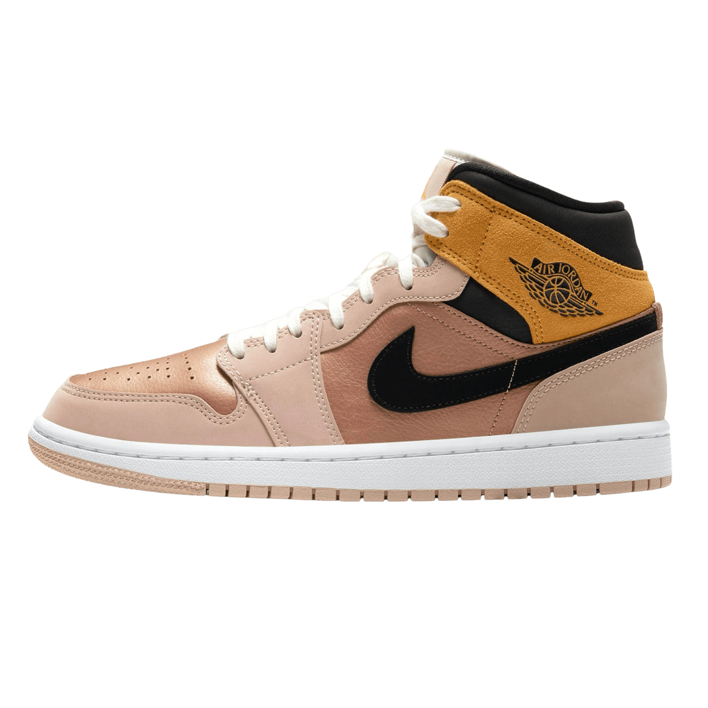 Air Jordan 1 Wmns Mid SE 'Particle Beige' — UK 2.5 | EU 35.5 | US 5 — Front View