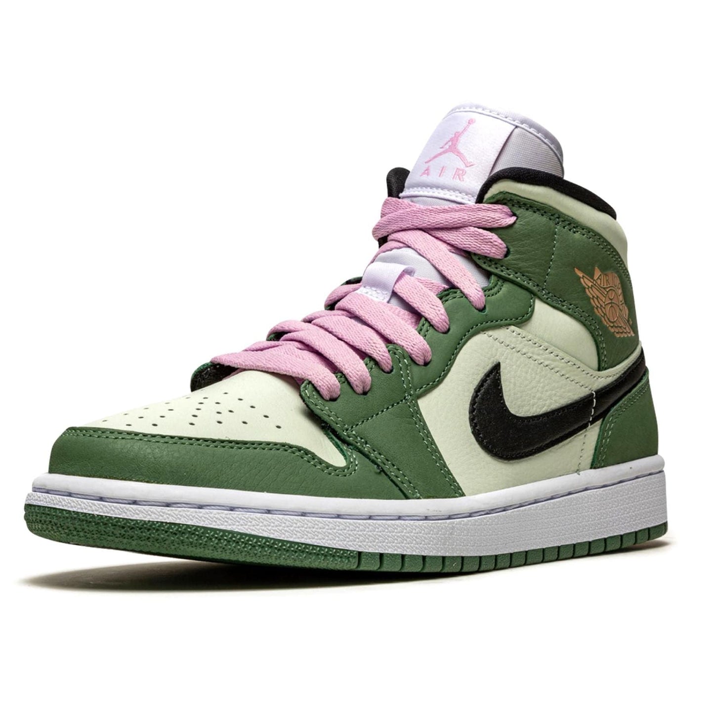 Air Jordan 1 Wmns Mid SE 'Dutch Green' — UK 2.5 | EU 35.5 | US 5 — Top View