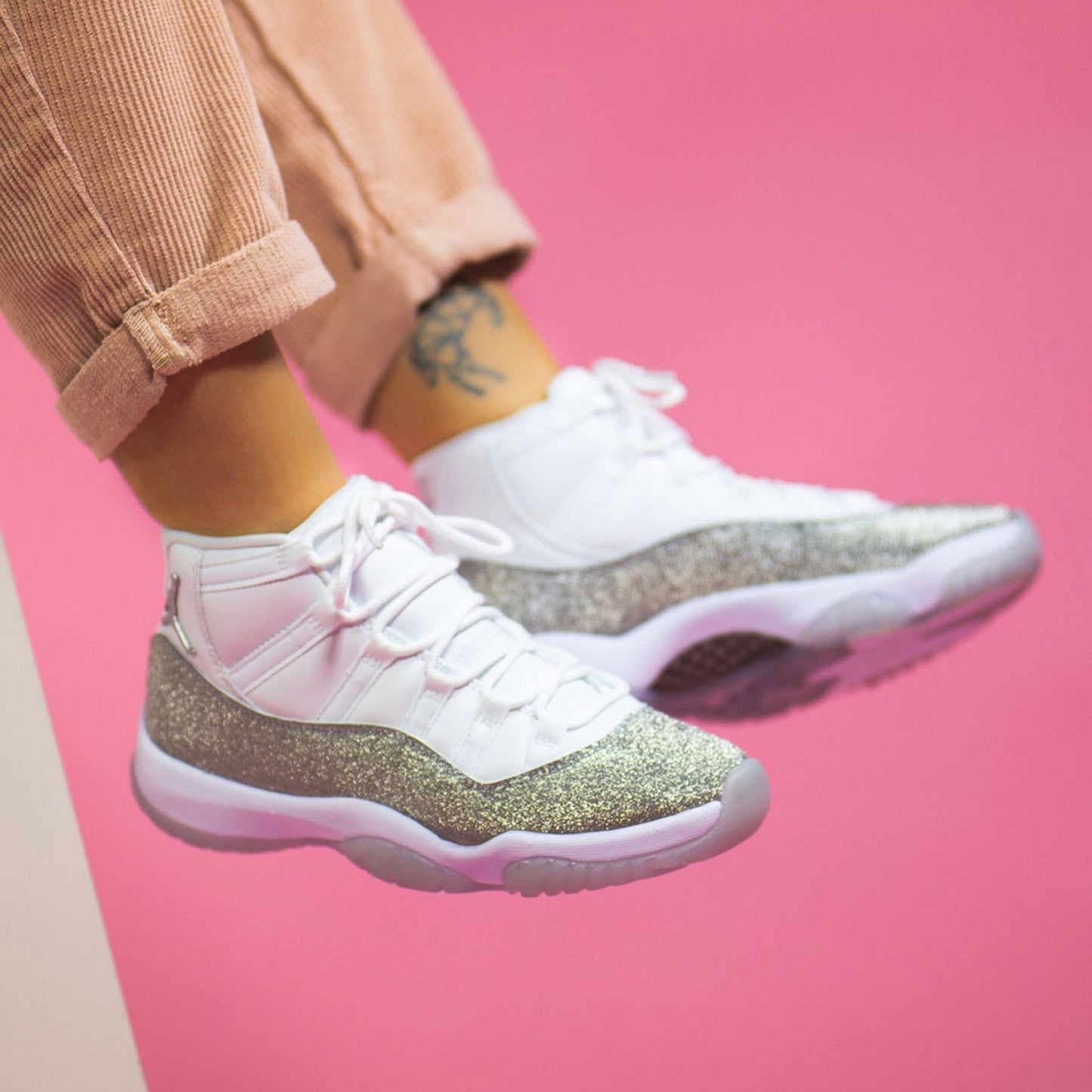 Air Jordan 11 Wmns Retro 'Vast Grey' — UK 2.5 | EU 35.5 | US 5 — Lifestyle View