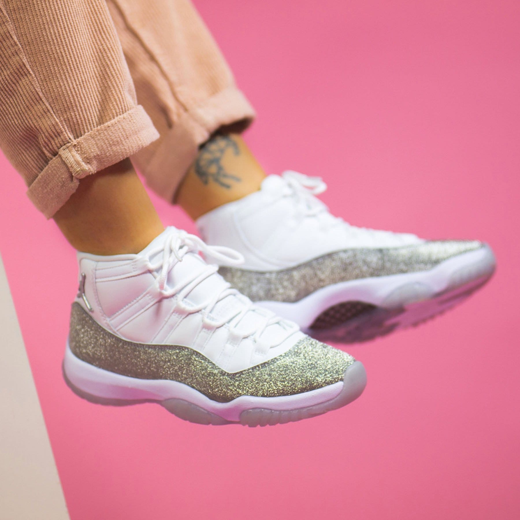 Air Jordan 11 Wmns Retro 'Vast Grey' — UK 2.5 | EU 35.5 | US 5 — Lifestyle View