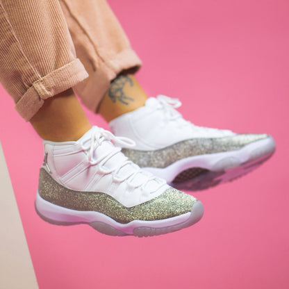 Air Jordan 11 Wmns Retro 'Vast Grey' — UK 2.5 | EU 35.5 | US 5 — Lifestyle View