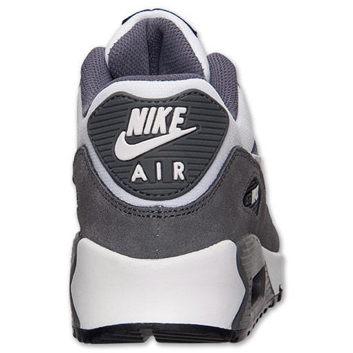 Nike Air Max 90 White-Cool Grey-Dark Grey — UK 3 | EU 35.5 | US 3.5 — Side View