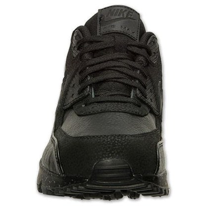 Nike Air Max 90 Premium Black-Metallic Silver — UK 3 | EU 35.5 | US 3.5 — Detail View