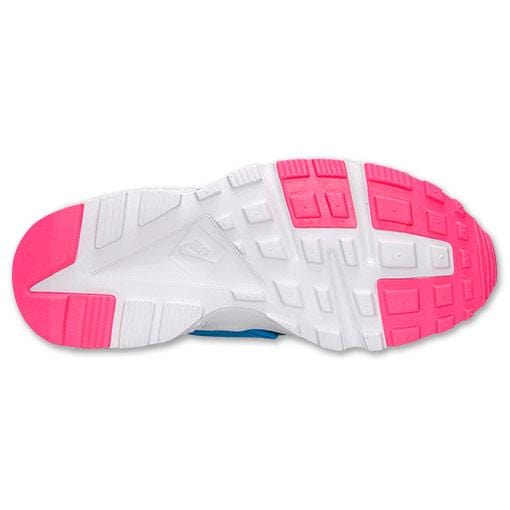 Nike Air Huarache Junior 'Dark Magnet Grey-Volt-Cobalt Blue' — UK 3 | EU 35.5 | US 3.5 — Back View