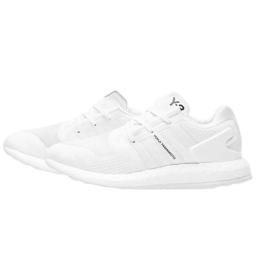 Adidas Y-3 Pure Boost Cristal White — UK 3.5 | EU 36 | US 4 — Front View