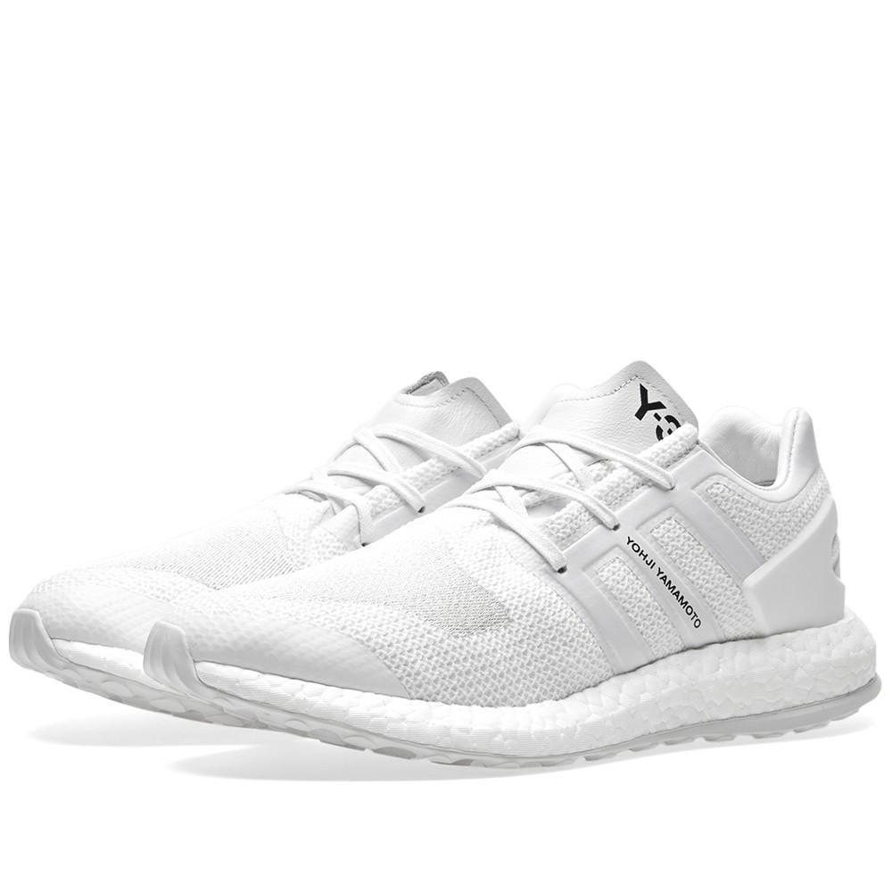 Adidas Y-3 Pure Boost Cristal White — UK 3.5 | EU 36 | US 4 — Side View
