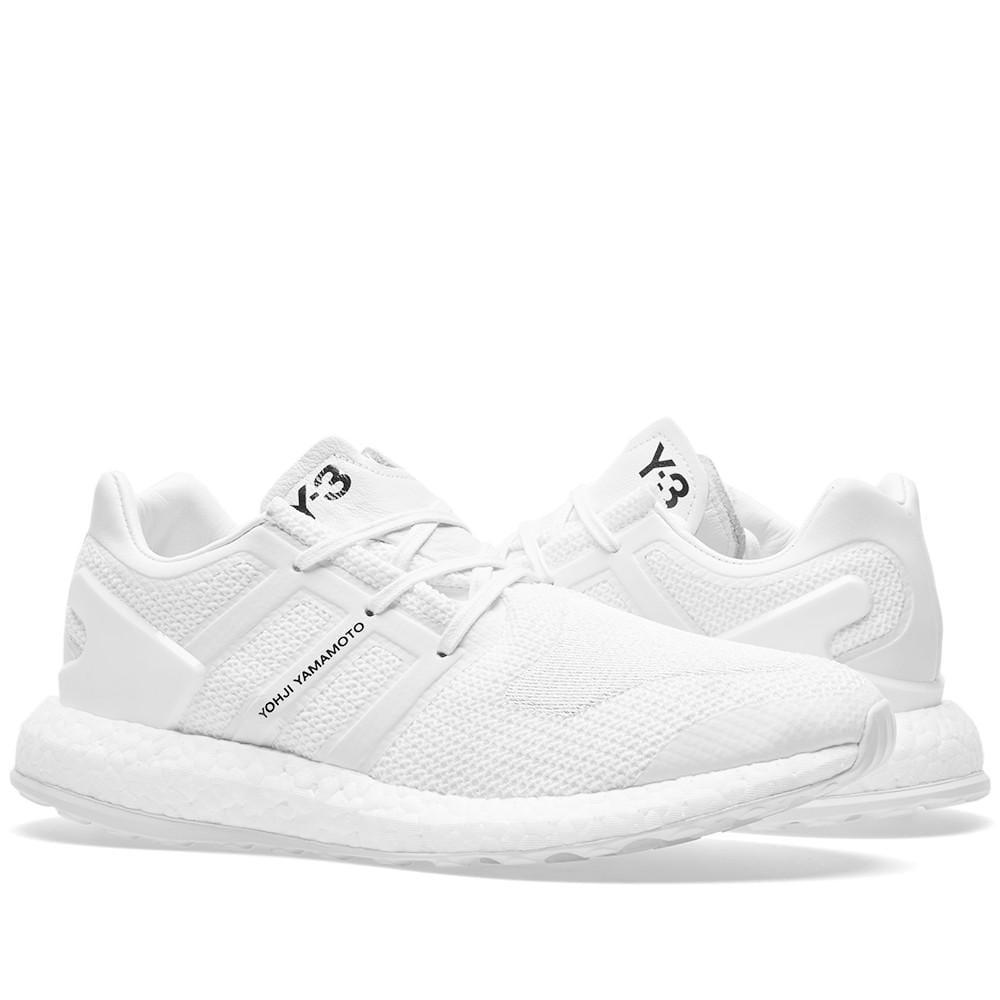 Adidas Y-3 Pure Boost Cristal White — UK 3.5 | EU 36 | US 4 — Back View