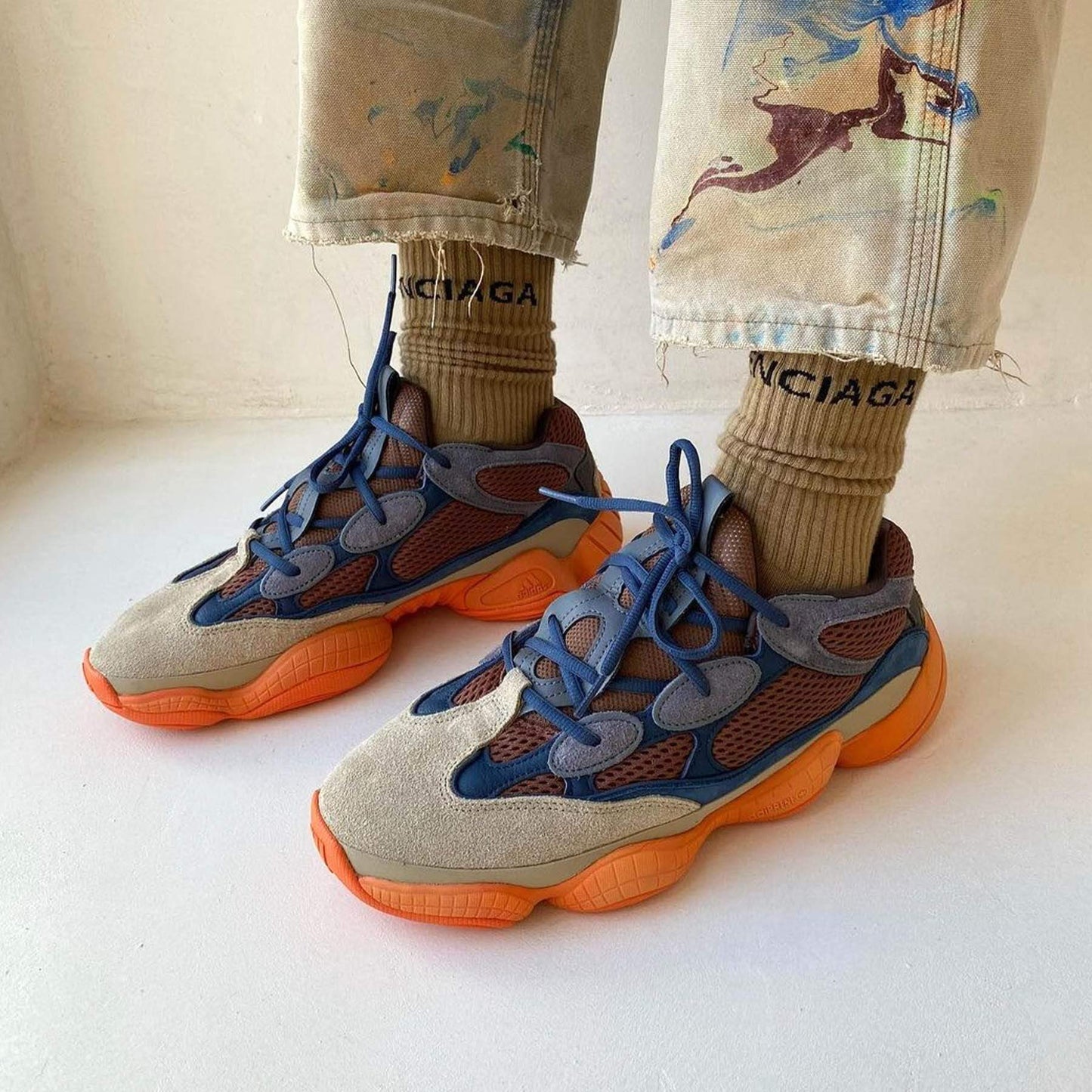 adidas Yeezy 500 'Enflame' — UK 3.5 | EU 36 | US 4 — Lifestyle View