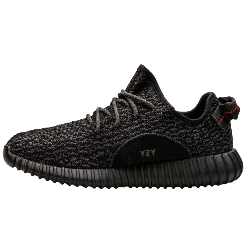 adidas Yeezy Boost 350 Pirate Black — UK 3.5 | EU 36 | US 4 — Front View