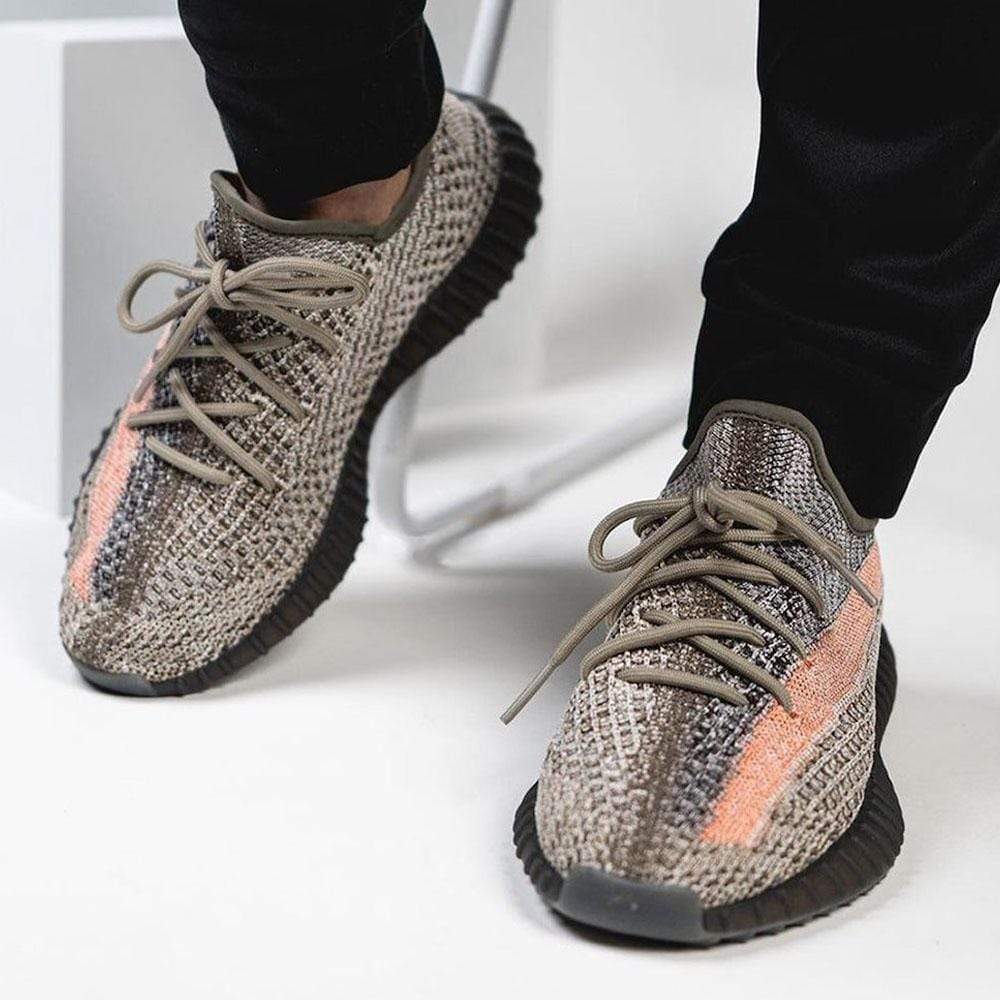 adidas Yeezy Boost 350 V2 'Ash Stone' — UK 3.5 | EU 36 | US 4 — Lifestyle View