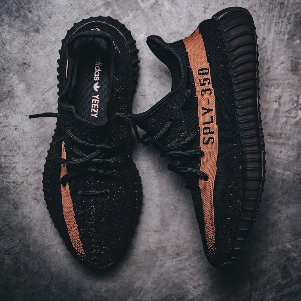 Adidas Originals Yeezy Boost 350 V2 Copper — UK 3.5 | EU 36 | US 4 — Lifestyle View
