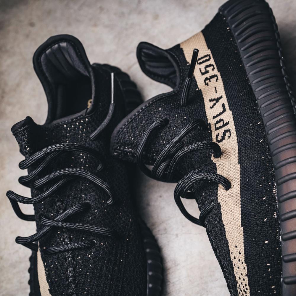 Adidas Originals Yeezy Boost 350 V2 Green — UK 3.5 | EU 36 | US 4 — Lifestyle View