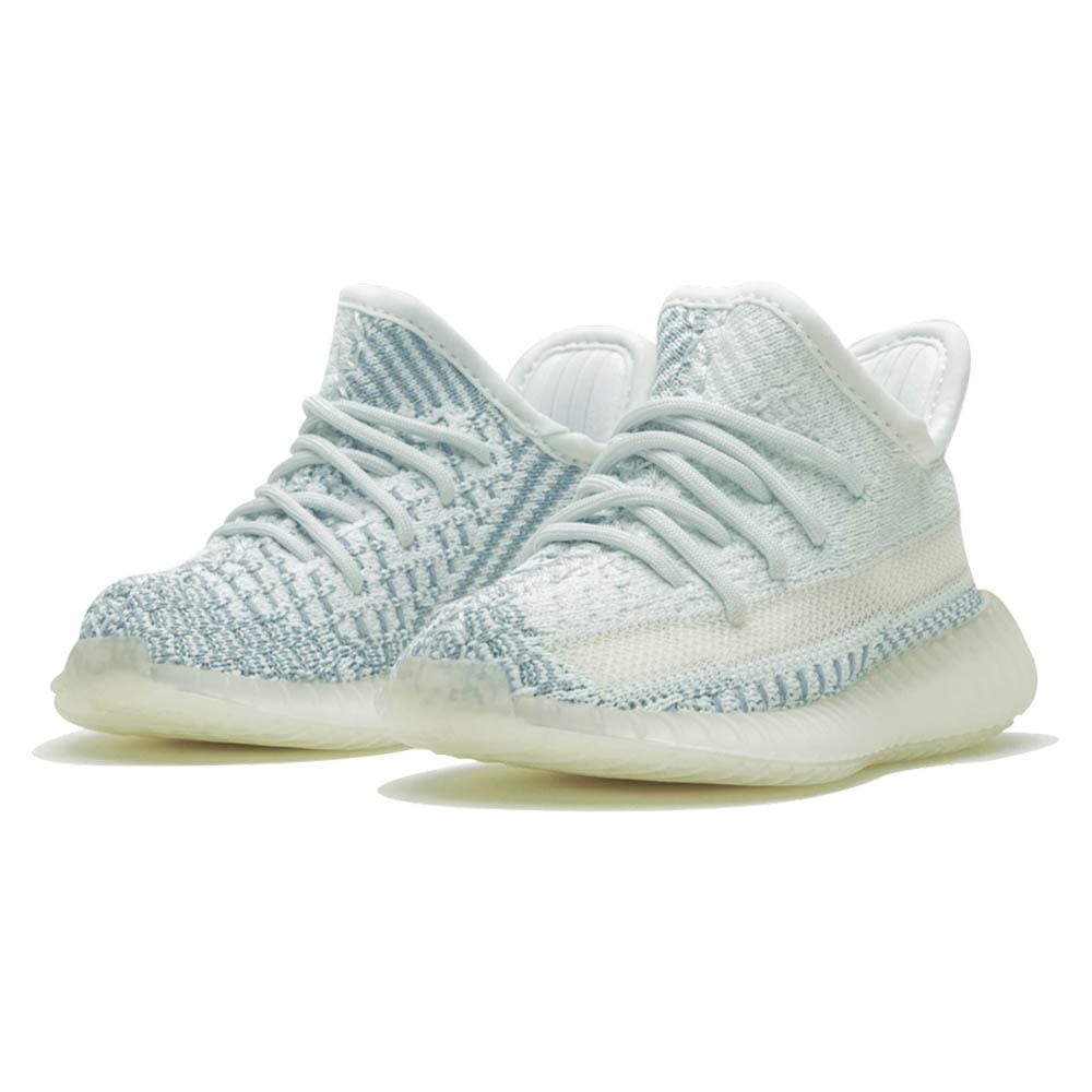 Adidas Yeezy Boost 350 V2 Infant 'Cloud White Non-Reflective' — UK 0k | EU 16 | US 1k — Side View