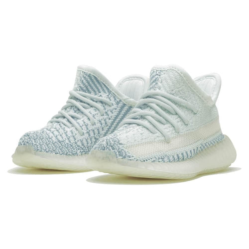 Adidas Yeezy Boost 350 V2 Infant 'Cloud White Non-Reflective' — UK 0k | EU 16 | US 1k — Side View