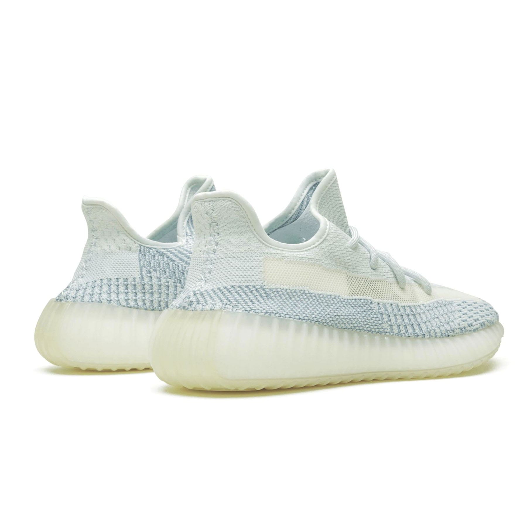 adidas Yeezy Boost 350 V2 'Cloud White Reflective' — UK 3.5 | EU 36 | US 4 — Back View