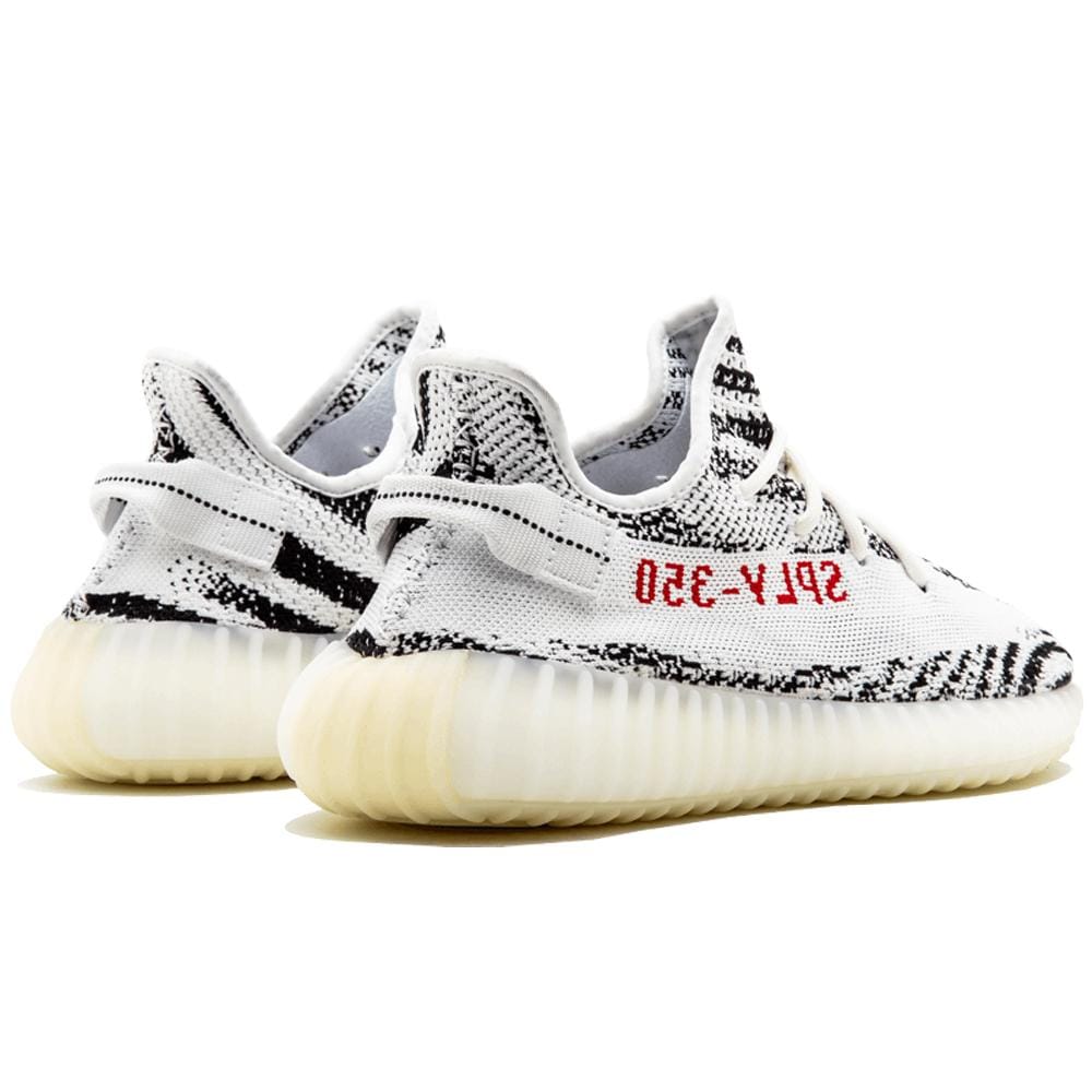adidas Originals Yeezy Boost 350 V2 Zebra — 3 UK | 35.5 EU — Back View