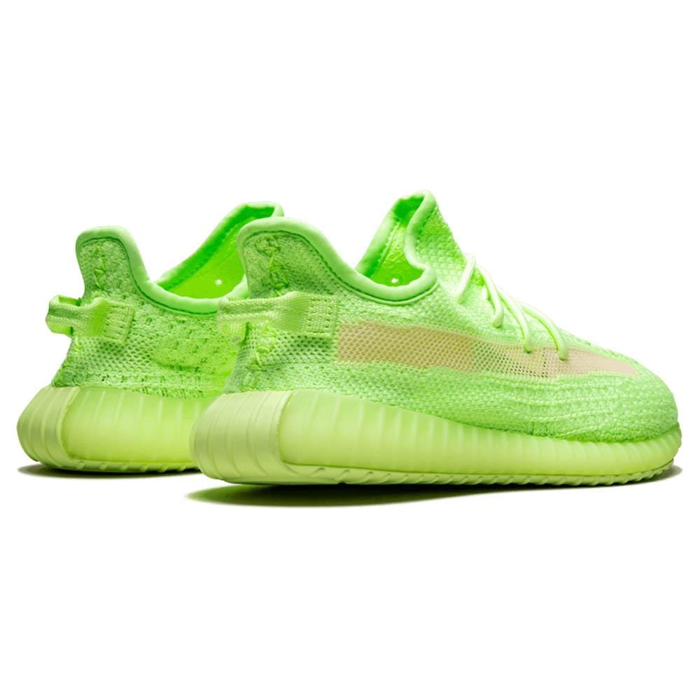 Adidas Yeezy Boost 350 V2 Kids 'Glow' — UK 10k | EU 28 | US 10.5k — Back View